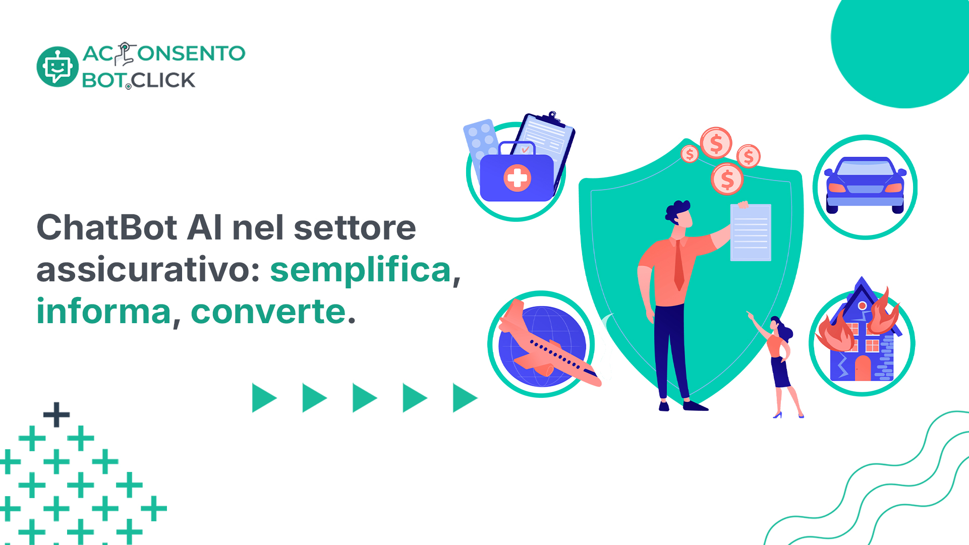 Al momento stai visualizzando ChatBot AI nel settore assicurativo: semplifica, informa, converte