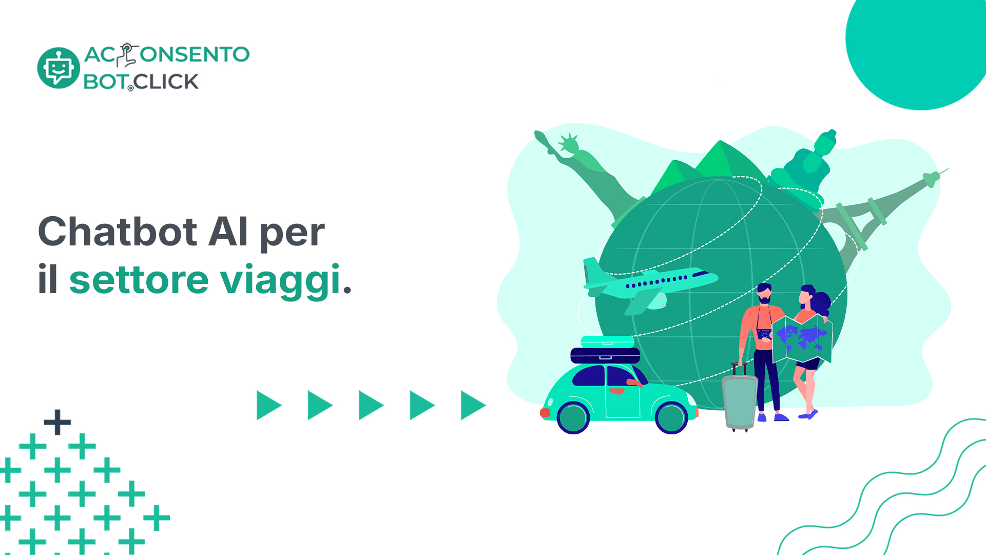 Al momento stai visualizzando Chatbot AI per il settore viaggi: trasforma i visitatori del tuo sito in clienti