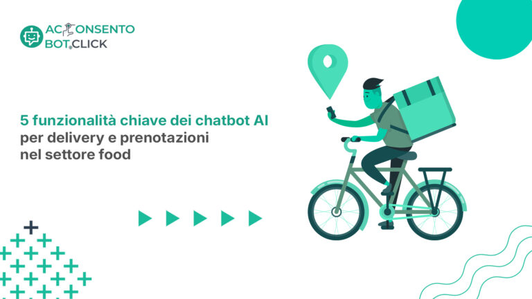 Scopri di più sull'articolo 5 funzionalità chiave dei chatbot AI per delivery e prenotazioni nel settore della ristorazione