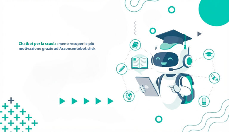 Scopri di più sull'articolo Chatbot per la scuola: meno recuperi e più motivazione grazie ad Acconsentobot.click
