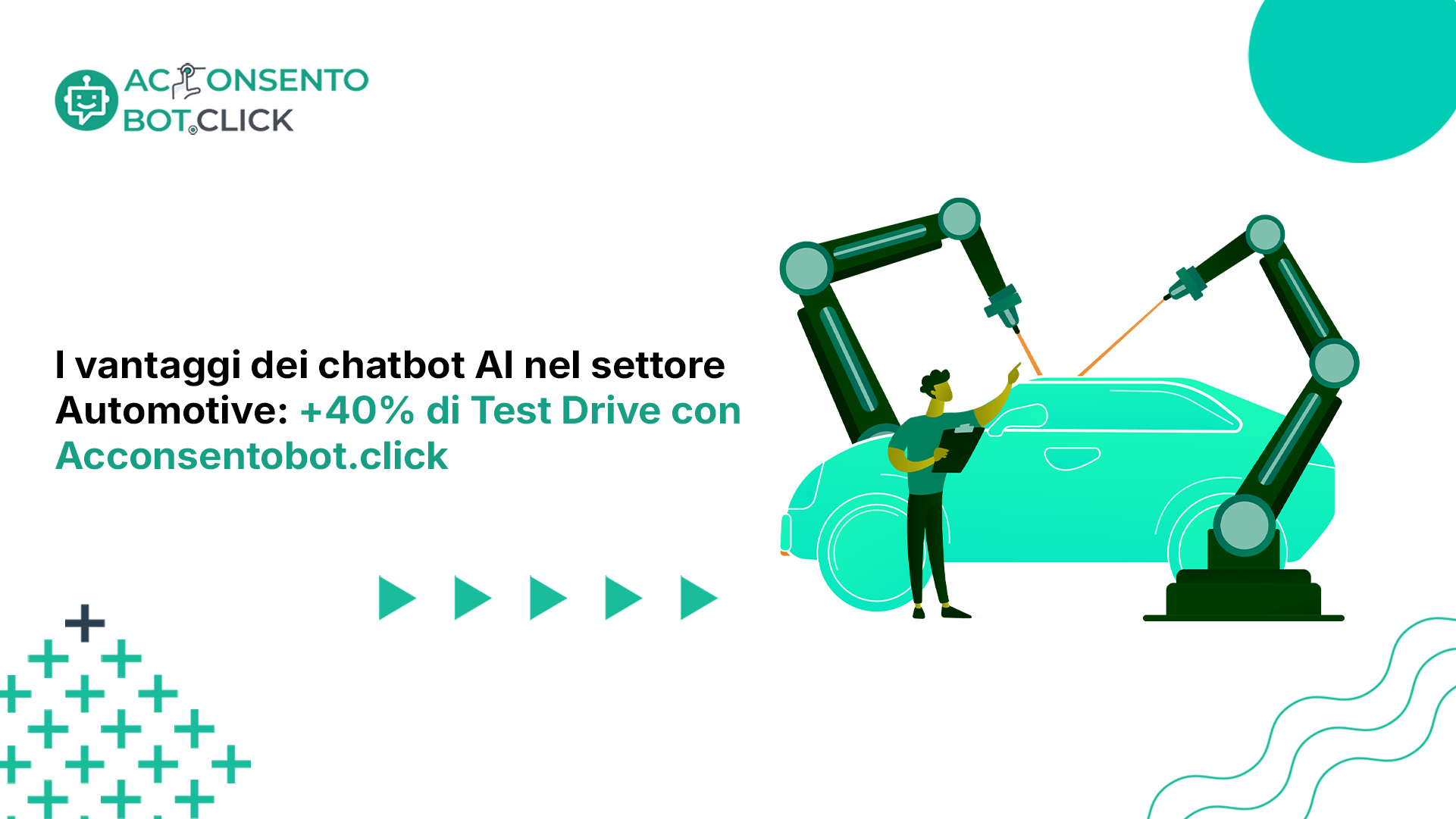 Al momento stai visualizzando Chatbot AI nel settore Automotive: +40% di Test Drive con Acconsentobot.click