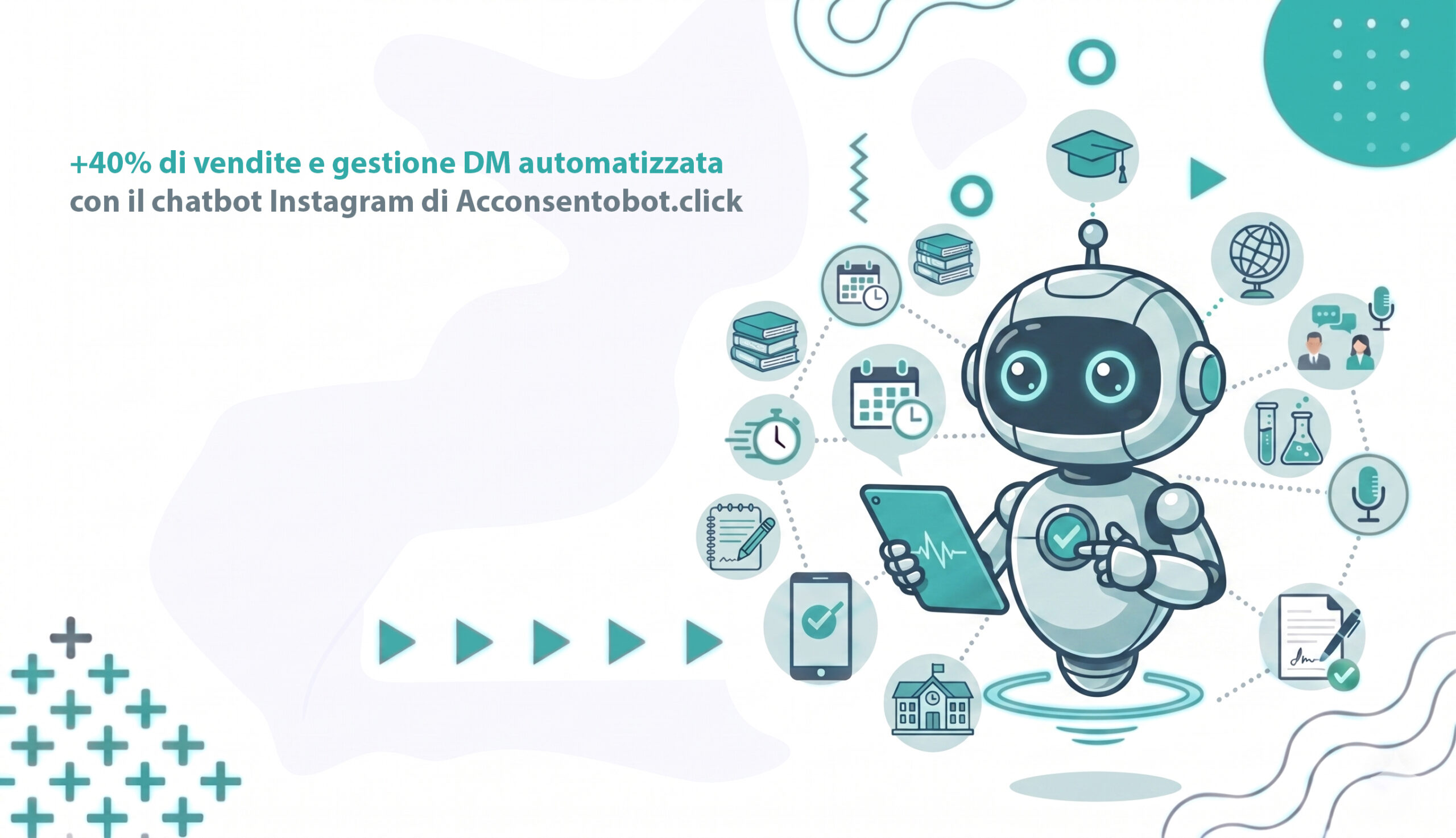 Al momento stai visualizzando +40% di vendite e gestione DM automatizzata con il chatbot Instagram di Acconsentobot.click