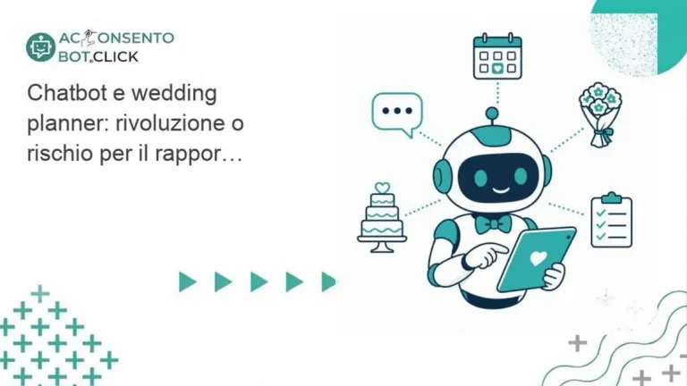 Scopri di più sull'articolo Chatbot e wedding planner: rivoluzione o rischio per il rapporto umano?